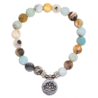 Mala armband met lotus